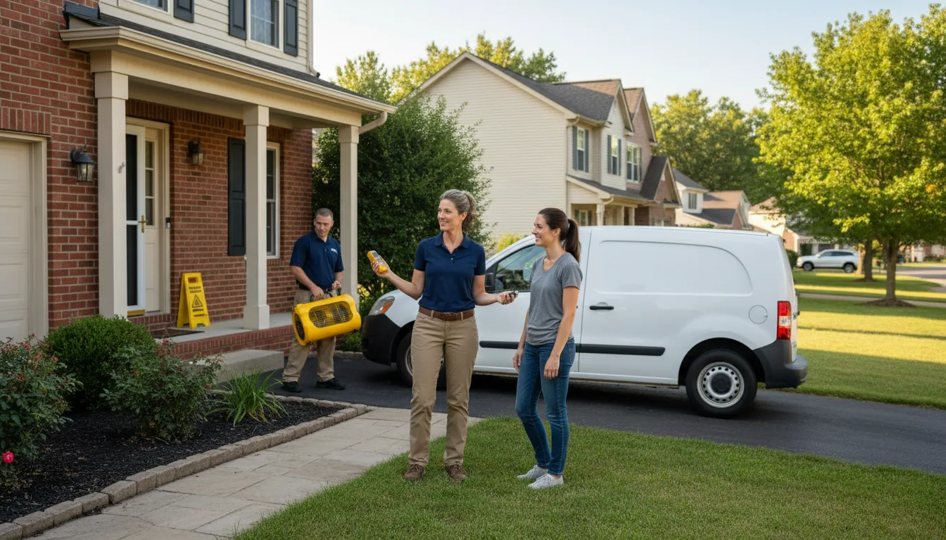 Water restoration image for Flood Water Cleanup, Removal And Restoration Services in Rohrersville, MD